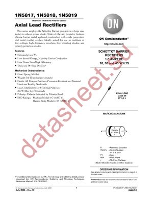 1N5818G datasheet  